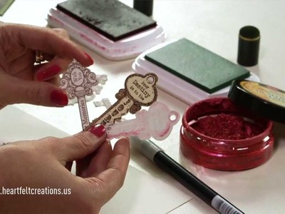 Heartfelt Creations Floral Key Collection Coloring and Die Techniques