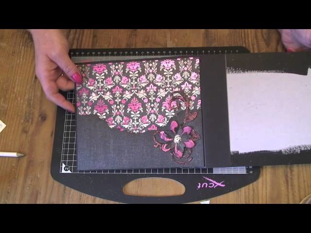 How I cover the pages in my chipboard albums