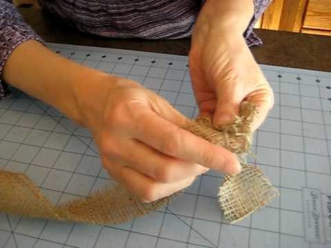 How to Fold a Burlap Rose with CrystelleBoutique.com