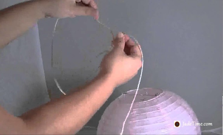 How to hang paper lanterns