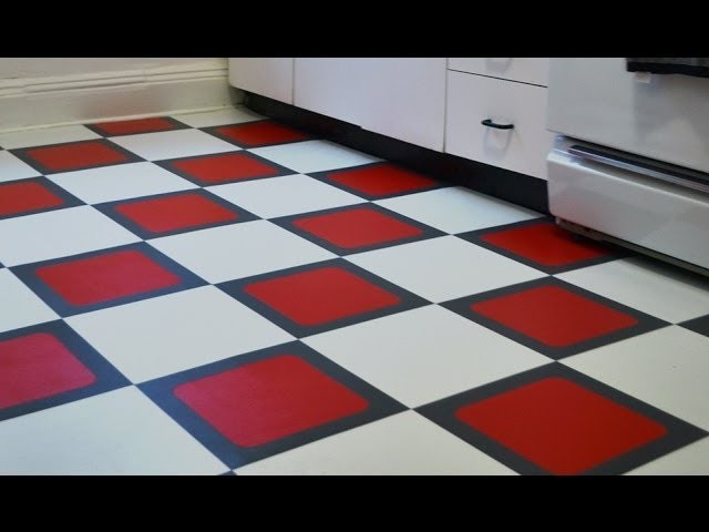 How to install a temporary vinyl tile floor - Season 1 - Ep 5