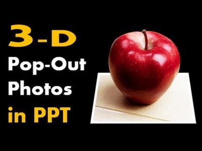 How to Make 3D Pop-out Photos in PowerPoint - Design Animation Tutorial