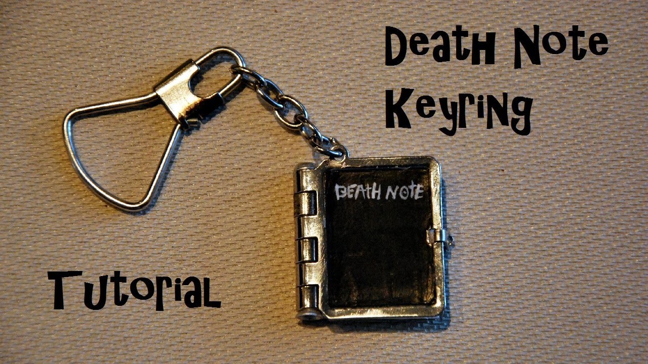 How To Make a Death Note Keyring.