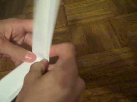 How to make a paper gun without tape