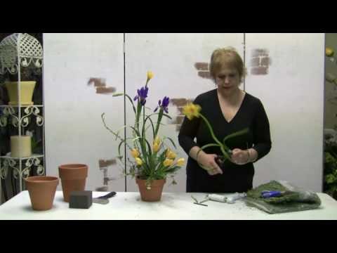 How To Make A Spring Silk Arrangement Using Silk Flowers