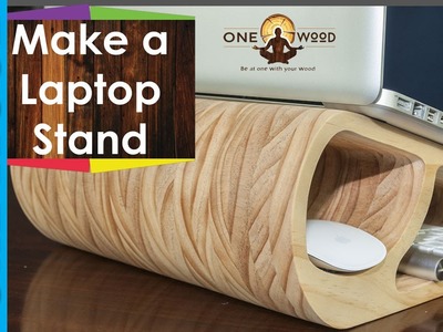 How to Make a Wooden Laptop Stand and learn woodworking