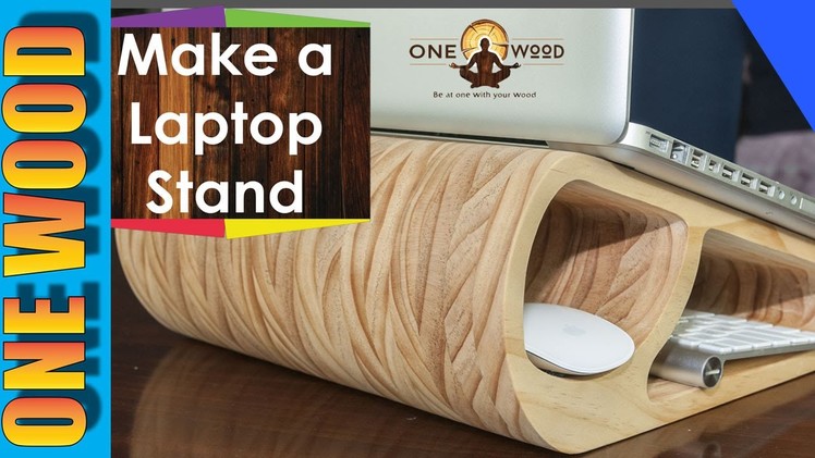 How to Make a Wooden Laptop Stand and learn woodworking