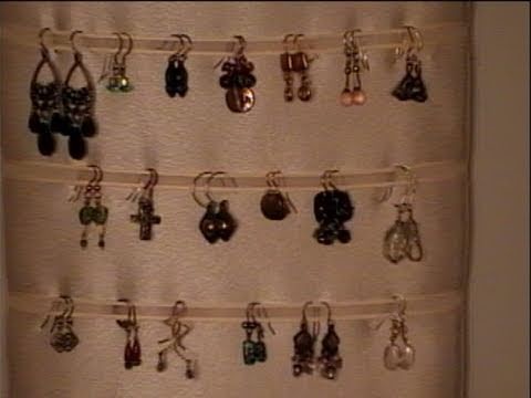 How To Make An Earring Organizer - Great Gift Idea