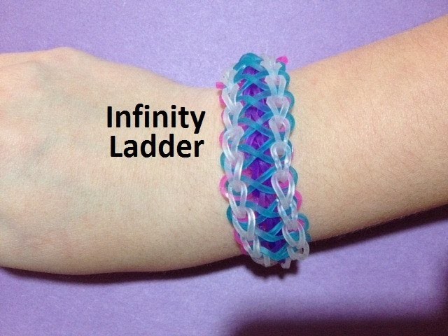 How to Make an Infinity Ladder Bracelet on the Rainbow Loom - Original Design