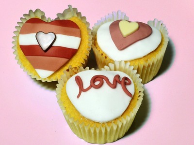 How to Make Heart Cupcakes - Valentines Day