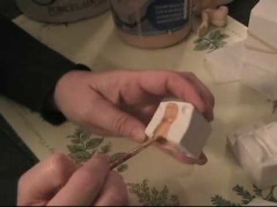 How to Paint and Pour a 3 part Doll Mold with either Flumo or Porcelain Slip