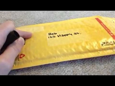 How to send a bubble mailer :)