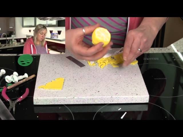 Lemon Cane - Polymer Clay Tutorial not FIMO - its Cernit!
