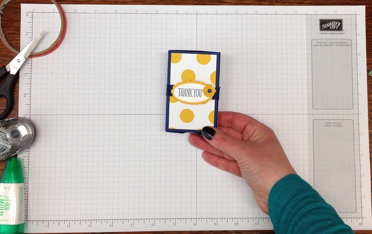 Make a Matchbox using the Stampin' Up! Envelope Punch Board