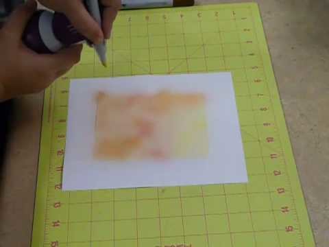 Making  an Air Brush from your Copic Markers