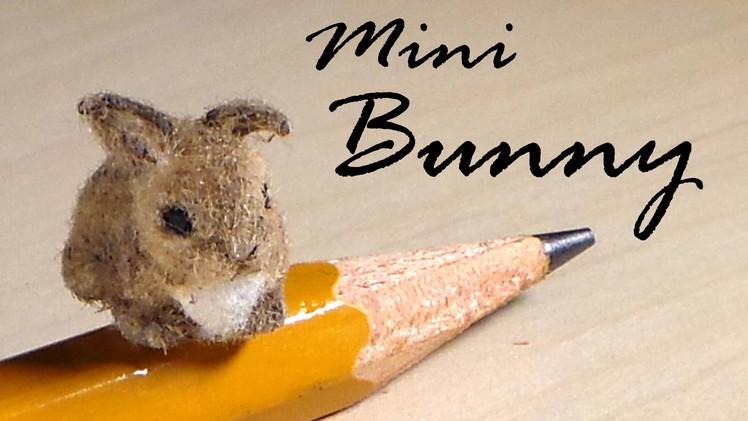 Miniature Baby Bunny - Polymer Clay Tutorial