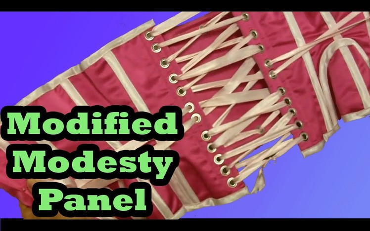 Modified Modesty Panel (remove, bone, suspend) | Lucy's Corsetry