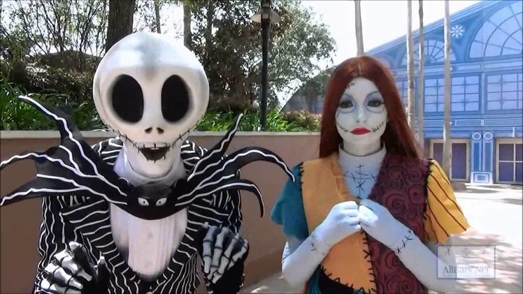 Nightmare Before Christmas Characters Jack and Sally