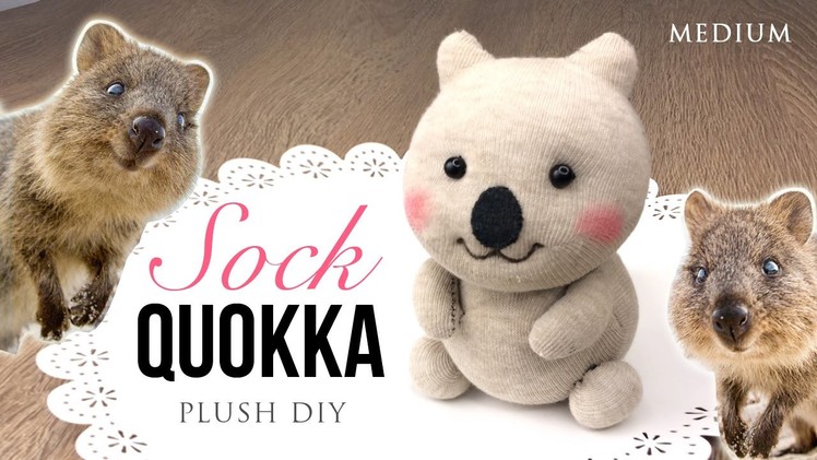 Quokka DIY Sock Plush - Adorable Money-Saving Craft Project