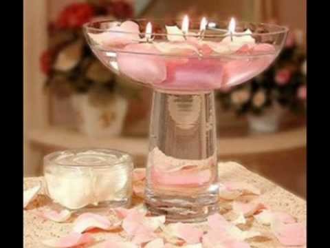 Wedding floating candles centerpieces.wmv