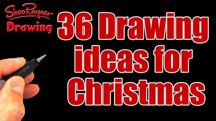 36 Drawing Ideas for Christmas