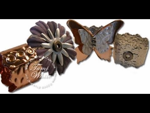 Creating Metal Napkin Ring Holders by Tami White