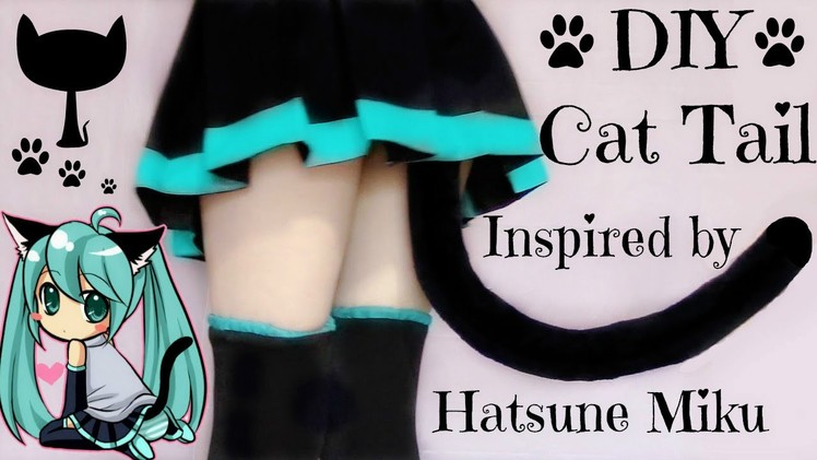 DIY Cat Tail Inspired by Hatsune Miku