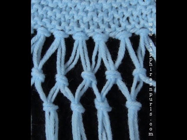 Double Knotted and Triple Knotted Fringe