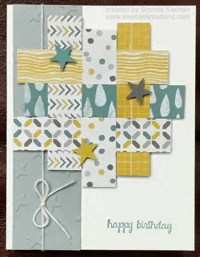 Easy Paper Weave for your cards!