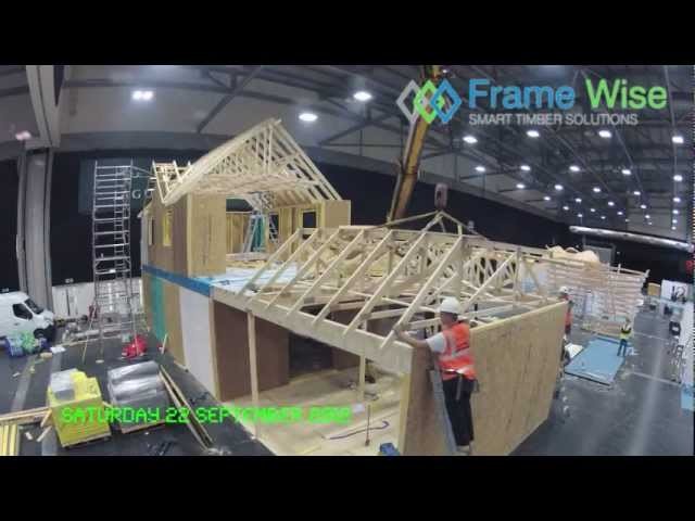 Frame Wise Build Timber Frame House at Timber Expo