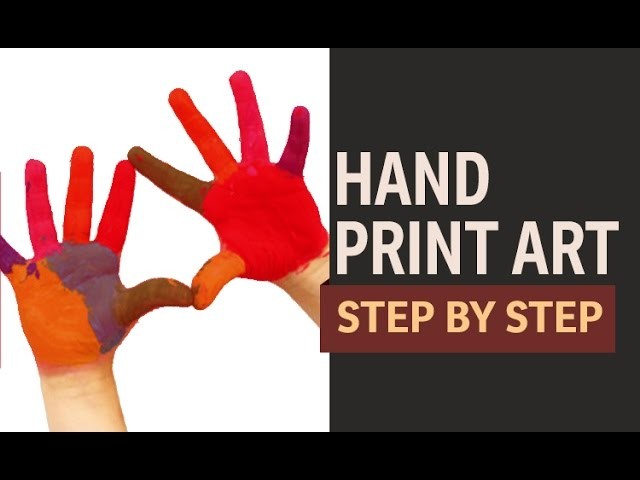 Hand Print Painting - Make a  Cow (Hindi)