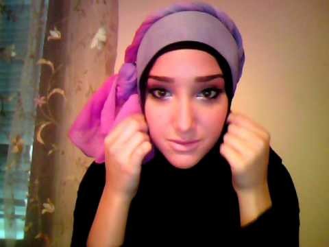 Hijab Tutorial #2 (Cute & YoungTwisty Head Design)
