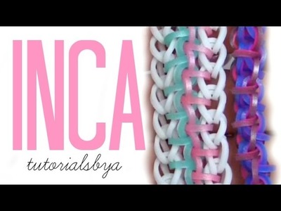 HOOK ONLY Inca Rainbow Loom Bracelet Tutorial | New Loomless How To