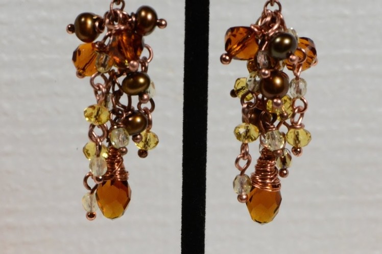 How make wire wrapped earrings