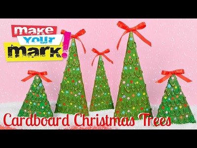 How to: Cardboard Christmas Trees