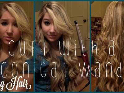 ✧How To Curl with a Conair Conical Wand✧ | LONG hair