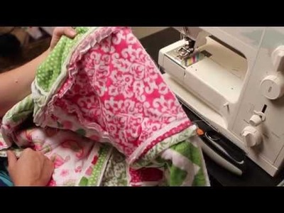 How to cut a rag quilt