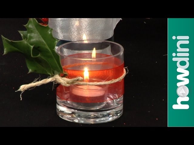 How to decorate votive candles