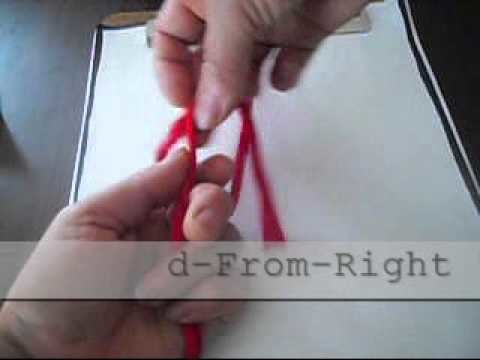 How To Do The 4 knots To Make  bracelets.
