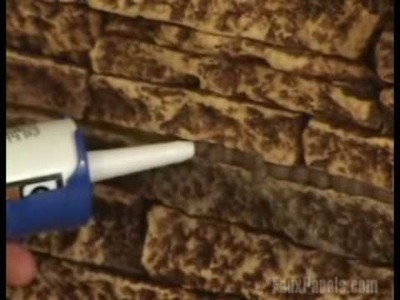 How To Install Faux Stone Veneer Panels | Weekend Makeover