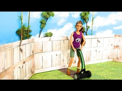 How to Make a Doll Reel Push Lawn Mower - Doll Crafts