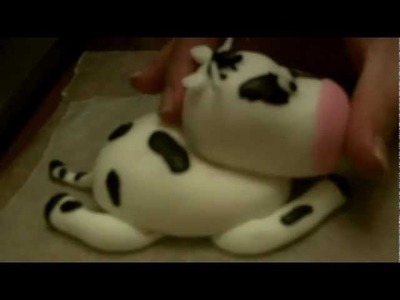 How to Make a Fondant Cow Part 2