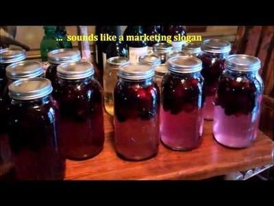 How To Make Easy Homemade Wine ~ Making Blackberry Wine