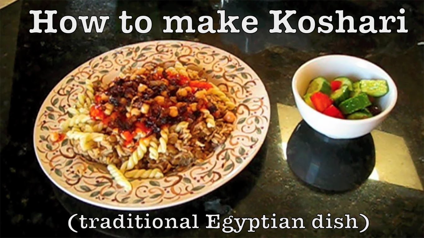 How to make Egyptian Koshari (Kochery), with Magda and Sandra