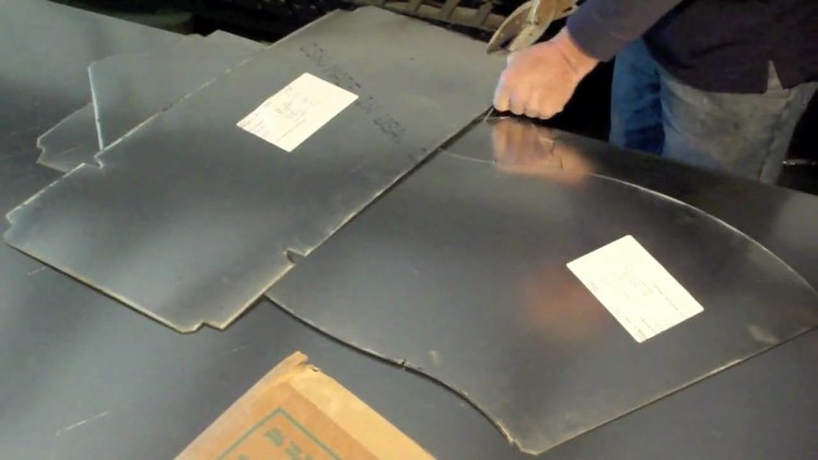 How to make sheet metal duct - Pieces and Labels