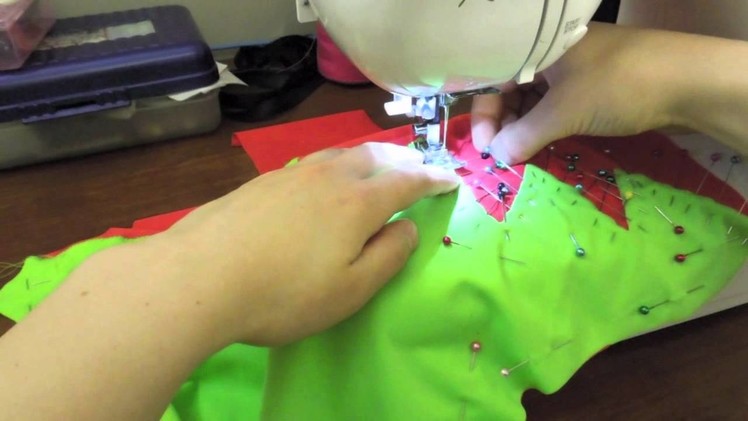 How to Sew Appliqué Stretch on Stretch Fabrics Swimsuits.Dancewear.Costumes
