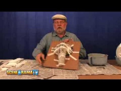 How To Use Plaster Cloth To Build A Diorama - School Project | Scene-A-Rama