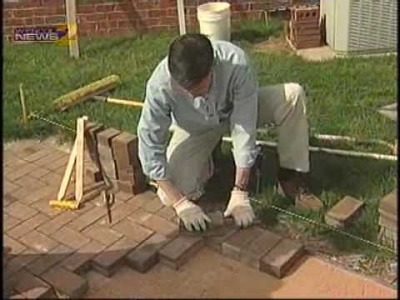 Install your own brick patio