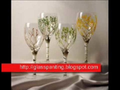 Learn how to make Glass painting art 0001