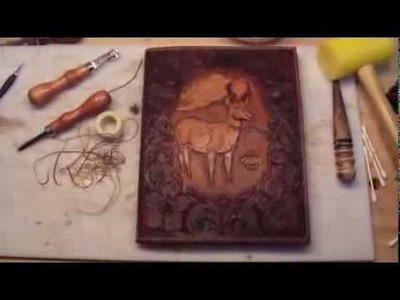 Making a Leather Book Cover